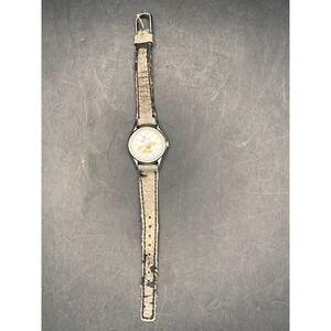 Vtg Disney‎ Mickey Mouse Watch Stainless Steel Back Water Resistant Ladies